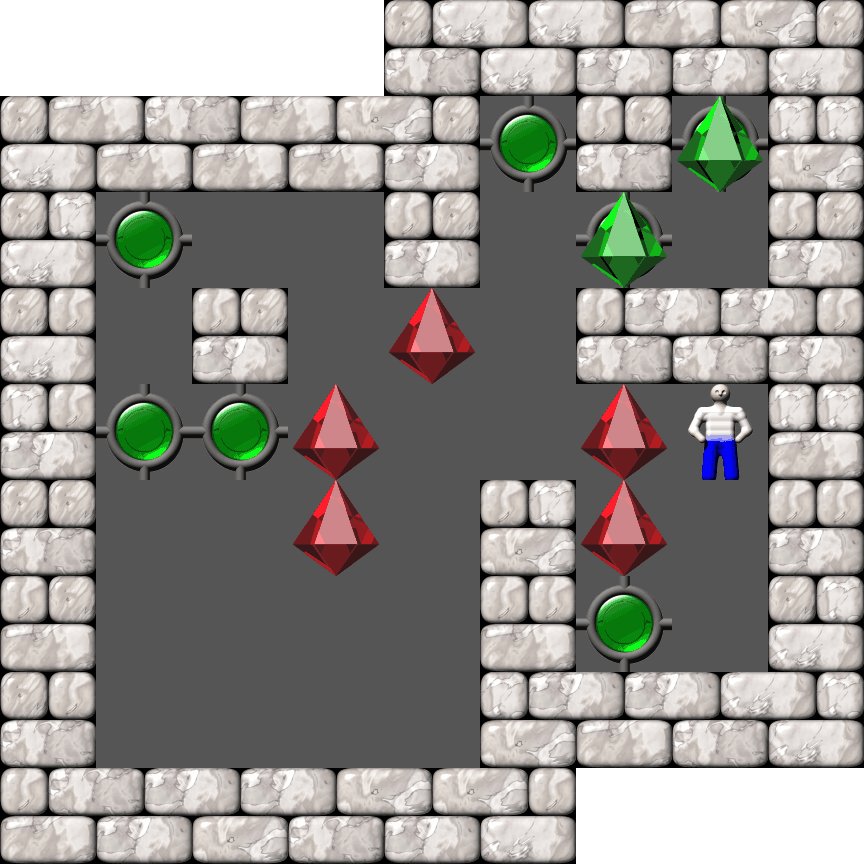 Sokoban Ionic Catalysts level 8